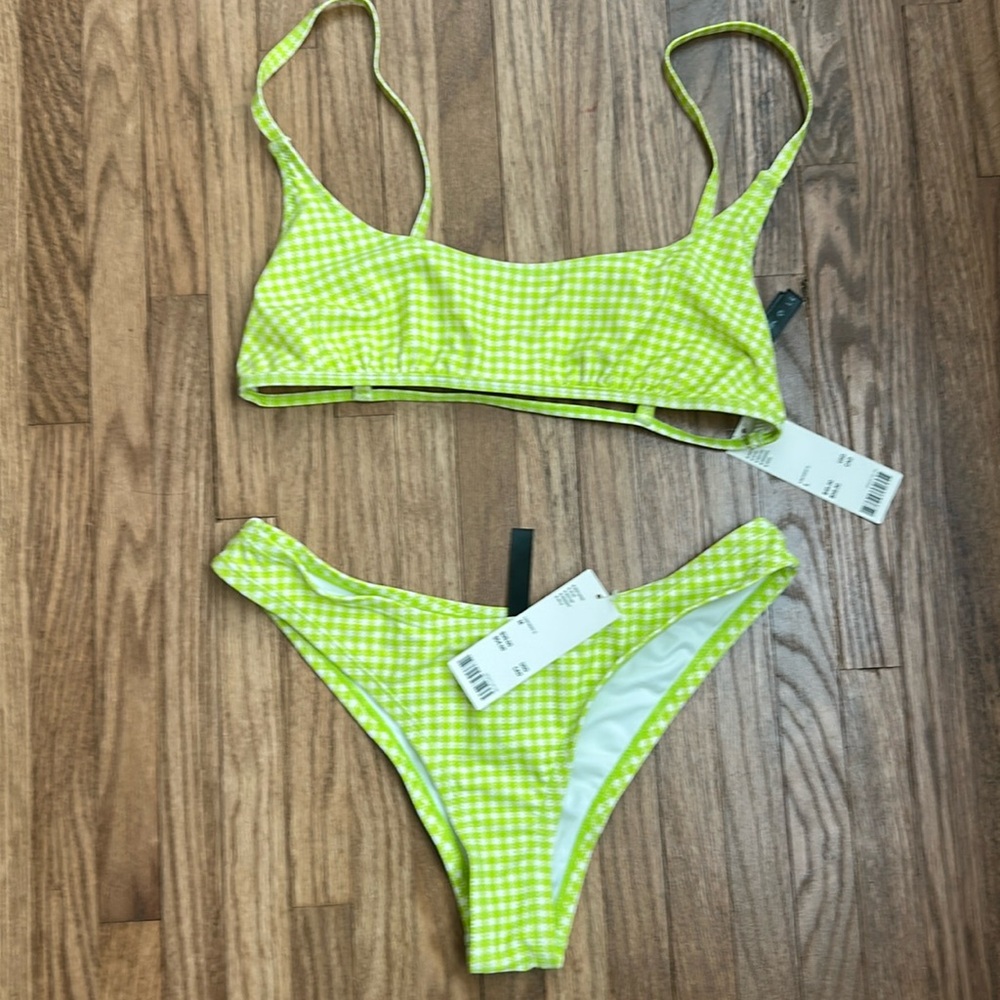 Gingham Bikini Set